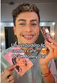 El verdadero café colombiano! Y no hablo del que se toma😍🤎🇨🇴 que  increíble este lip combo @og.colombia X @Val Bermúdez ✨ #ogxhoneyval  #maquillaje #lipcombo #maquillajecolombiano #lipcontour #