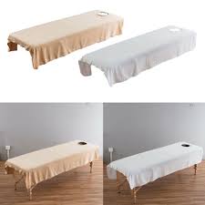 2pc Velvet Flannel Beauty Massage Table Cover Cosmetic Facial Bed Flat Sheet Massage Table Flat Sheets Table Covers