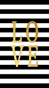 Black And White Striped Wallpaper Black White Stripes Gold Love Iphone Wallpaper Phone Background Lock Screen Cute Wallpapers Cute Wallpaper For Phone Gold Phone Background