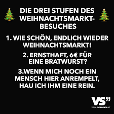 Die Drei Stufen Des Weihnachtsmarktbesuches Visual Statements Visual Statements Statements Urkomische Zitate