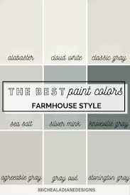 You can see all their different paint selections here. The Best Farmhouse Paint Colors Farmhouse Paint Colors Farmhouse Paint Colors Interior Farm House Colors