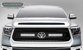 Find 2008 toyota tundra grilles and grille inserts and get free shipping on orders over $99 at summit racing! 2018 2021 Tundra Stealth Torch Grille Black 1 Pc Replacement Black Studs With 2 12 Leds Does Not Fit Vehicles With Camera Pn 6319661 Br