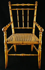 Fabulous Antique Regency Sheraton Miniature Child Or Doll Faux Bamboo Armchair