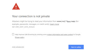 I can ping zd 1200. What Does Your Connection Is Not Private Mean How To Fix Ssl Errors Cloudflare