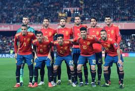 The teams are on the field and lining out for the anthems. Spain Announce Squad For 2020 European Chamionship Qualifiers Nine