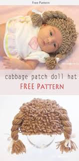 Tips for crocheting the cabbage patch stitch. Crochet Cabbage Patch Doll Inspired Hat Free Pattern