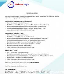 Lowongan krjaan yg bsa di bwa pulang area sukoharjo; Lowongan Kerja Farmasi Makmur Jaya Berita Tugu Pusat Berita Terupdate Dari Kotamu