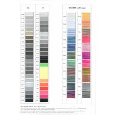 Isacord Color Chart