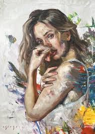 VINTAGE ORIGINAL OIL painting