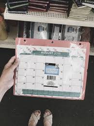 Calendar To Put In A Binder Dollar Tree Calendar College College Life