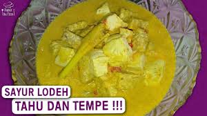 Teh manis, kroket makan malam : Resep Sayur Lodeh Tahu Dan Tempe Youtube
