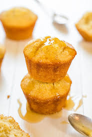 Fold in the eggs and sour cream with a silicone spatula until just combined. Honey Cornbread Muffins Recipe Averie Cooks