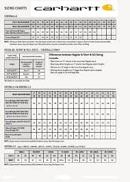 Carhartt Size Chart Youth Www Macj Com Br