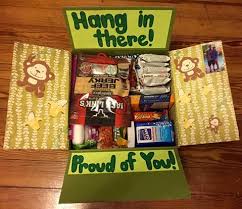 Hang In There Care Package For Military Or College Large Flat Rate Box Made By Krity Cent Diy Care Package Military Care Package College Care Package