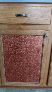 Often Times A Cabinet Facelift Isn T Affordable So Just Doing The Insert Of The Door In Prepasted Pres Wallpaper Cabinets Cabinet Doors Kitchen Cabinet Doors