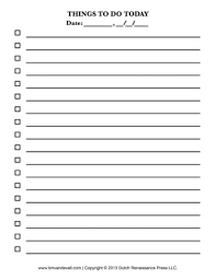 free printable to do list template checklists to help you organize