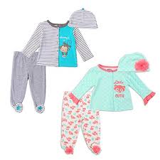 Boy Girl Twin Outfits 6 Pack Baby Pants Clothing Set Cute Twins Clothing For Boy And Girl Clothes 6m Buy Online In India At Desertcart