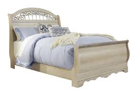 Ashley antique white bedroom furniture. Ashley Catalina B196 Queen Size Sleigh Bedroom Set 5pcs In Antique White 3319 B196 77 74 96 92 46 31 36