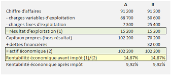 Exercice Sur Rentabilite Economique