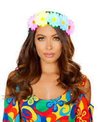 Details About Light Up Flower Headband Roma Costume 4882
