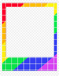 Download a free preview or high quality adobe illustrator ai, eps, pdf and high resolution jpeg versions. Polaroid Rainbow Png Border Electric Blue Transparent Png Vhv