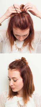 It works on medium bobs and lobs, and it's very easy to do. 16 Half Bun Hairstyles For 2020 How To Do A Half Bun Tutorial