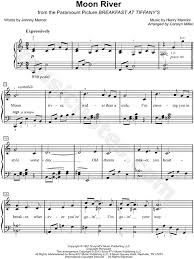 Secret Garden Song From A Secret Garden ноты для фортепиано Henry Mancini Moon River Sheet Music Easy Piano In C Major Transposable Download Print Piano Sheet Music Sheet Music Piano Sheet