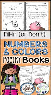 Numbers Colors Poetry Book Pages All Original Poems Distance Learning Poetry For Kids Poetry Notebooks Poetry Books