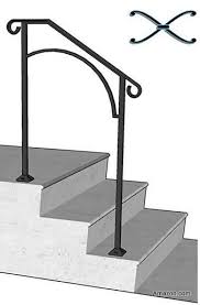 Stair Hand Rails For Porches And Decks Outdoor Stair Railing Porch Handrails Outdoor Handrail