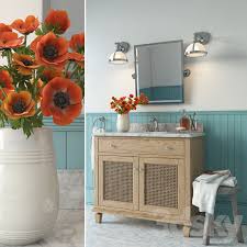 Hardware set with 18 towel bar hardware set with 24 towel bar $ 179. 3d Models Bathroom Furniture Potterybarn Bath Set