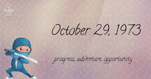 19 Fun Birthday Facts About October 29 1973 You Must Know Birthday Fun Birthday Compatibility Its My Birthday