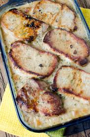 Smothered Pork Chop Scalloped Potato Casserole Recipe Smothered Pork Chops Pork Recipes Scalloped Potato Casserole
