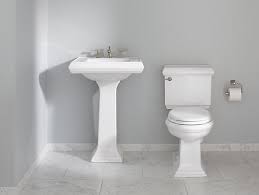 Kohler pedestal sink and matching toilet. K 2238 8 Memoirs Pedestal Sink With Classic Design 8 Inch Centers Kohler