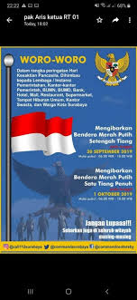 Dan jangan lupa pada 30 september nanti untuk mengibarkan bendera setengah tiang. Mengibarkan Bendera Setengah Tiang Di 30 September