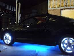 Led Strip Lights On Car Led Light In Rim Youtube