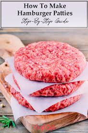 Hamburger Patty Recipe Restaurant Style Best Hamburger Patty Recipe Homemade Hamburger Patties Homemade Burger Recipe