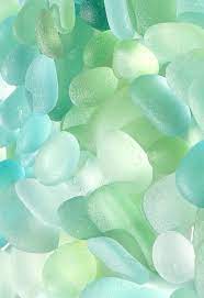 sea glass おしゃれな壁紙背景 美的背景 ミントカラー