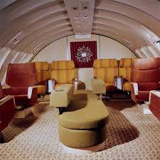 1971 First Class Braniff International Boeing 747 127 Aircraft Interiors Airline Interiors Vintage Airlines