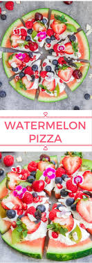 Watermelon Pizza Recipe Healthy Snacks Snacks Summer Snacks