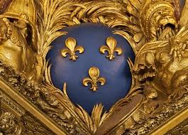 fleur de lis from a ceiling in versailles while the fleur de lis has appeared on countless european coats of arms and fleur de lis versailles french royalty fleur de lis from a ceiling in