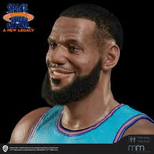 LeBRON JAMES Silicone Head, Life-Size Figure, LeBRON JAMES statue taille  reelle