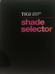 Tigi Copyright Colour Hair Swatch Chart Book Ebay