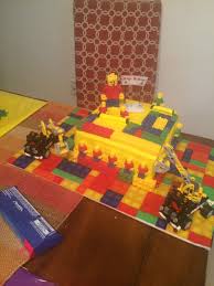 Lego Cake Lego S Made W Lego Molds Out Of Chocolate Wafers Chocolate Wafers Lego Cake Lego Molds