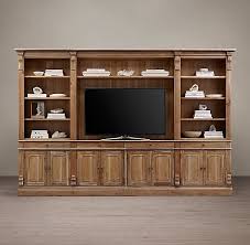 St James Open Panel Media System Built In Entertainment Center Built In Bookcase Home