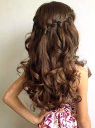 Waterfall Braid With Curls By Mimiamassari Hair Styles Pageant Hair Waterfall Braid With Curls