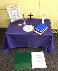 Prayer Table In Lent Study Of 23 Psalm And Creation Of What Is The Bible Book Books Of The Bible The Good Shepherd Bible