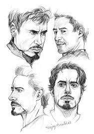 Tony Stark Rdj Sketches By Tashinajacob On Deviantart Marvel Art Drawings Marvel Drawings Avengers Art