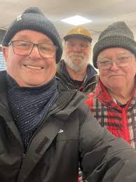 Down at maxwells corner in Stockton with the fantastic artist Graham Wright  and Stockton ex Mayor we will be hanging all his work next week for his  forthcoming exhibition opening