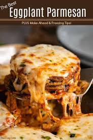 Thin Slices Of Eggplant Are Lightly Fried In A Crispy Parmesan Breadcrumb Mixture An Best Eggplant Parmesan Recipe Eggplant Recipes Parmesan Vegetarian Recipes