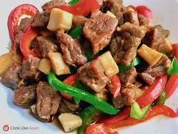 It's the easiest stir fry recipe and so tasty with soy sauce and oyster sauce together. Chinese Stir Fry King Oyster Mushroom With Beef And Bell Peppers
